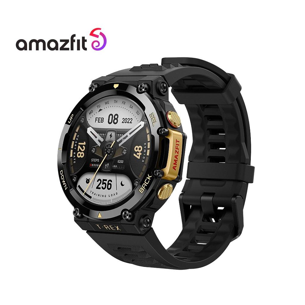 Reloj Amazfit T REX 2 Negro Dorado Tecno Center Guatemala