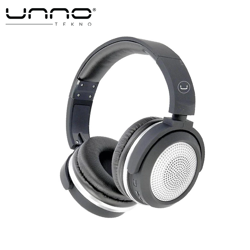 Audifono UNNO TEKNO Fusion con microfono Plateado 1