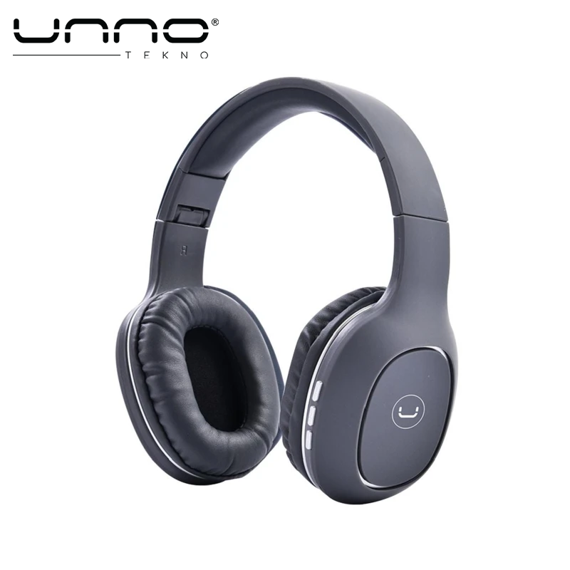Audifono UNNO TEKNO Ovala Inalambrico con reduccion de ruidos Gris 2