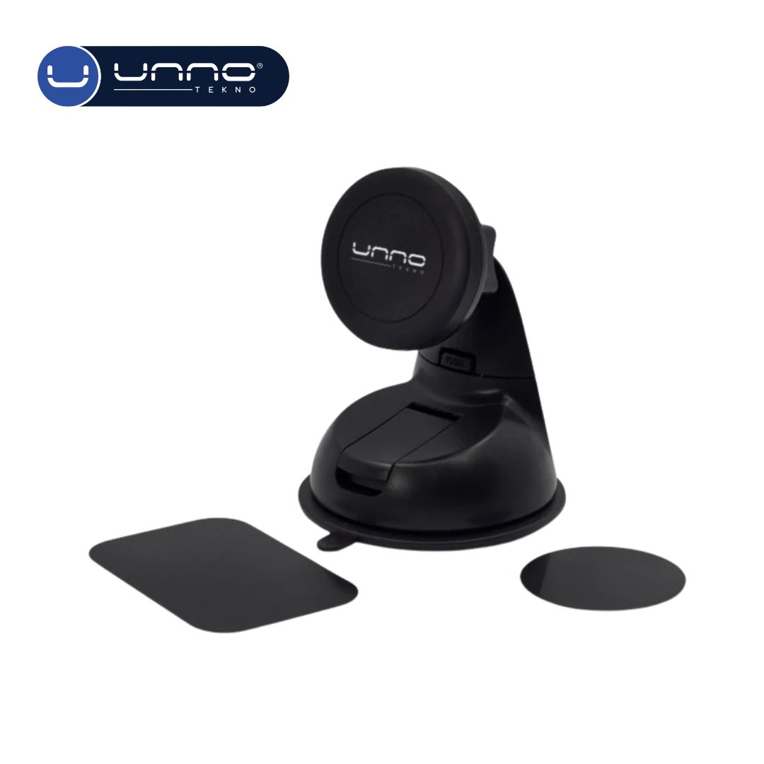 Soporte Magnetico UNNO TEKNO para Telefono de Cuello Corto Negro (CH3005BK)