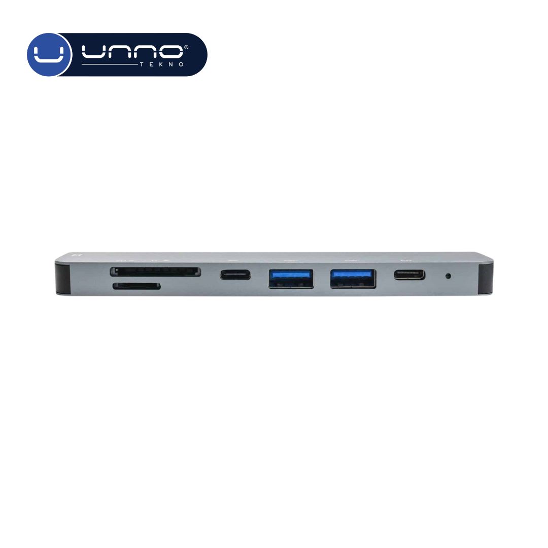 Hub UNNO TEKNO de 7 puertos USB-C (HB1107SV)