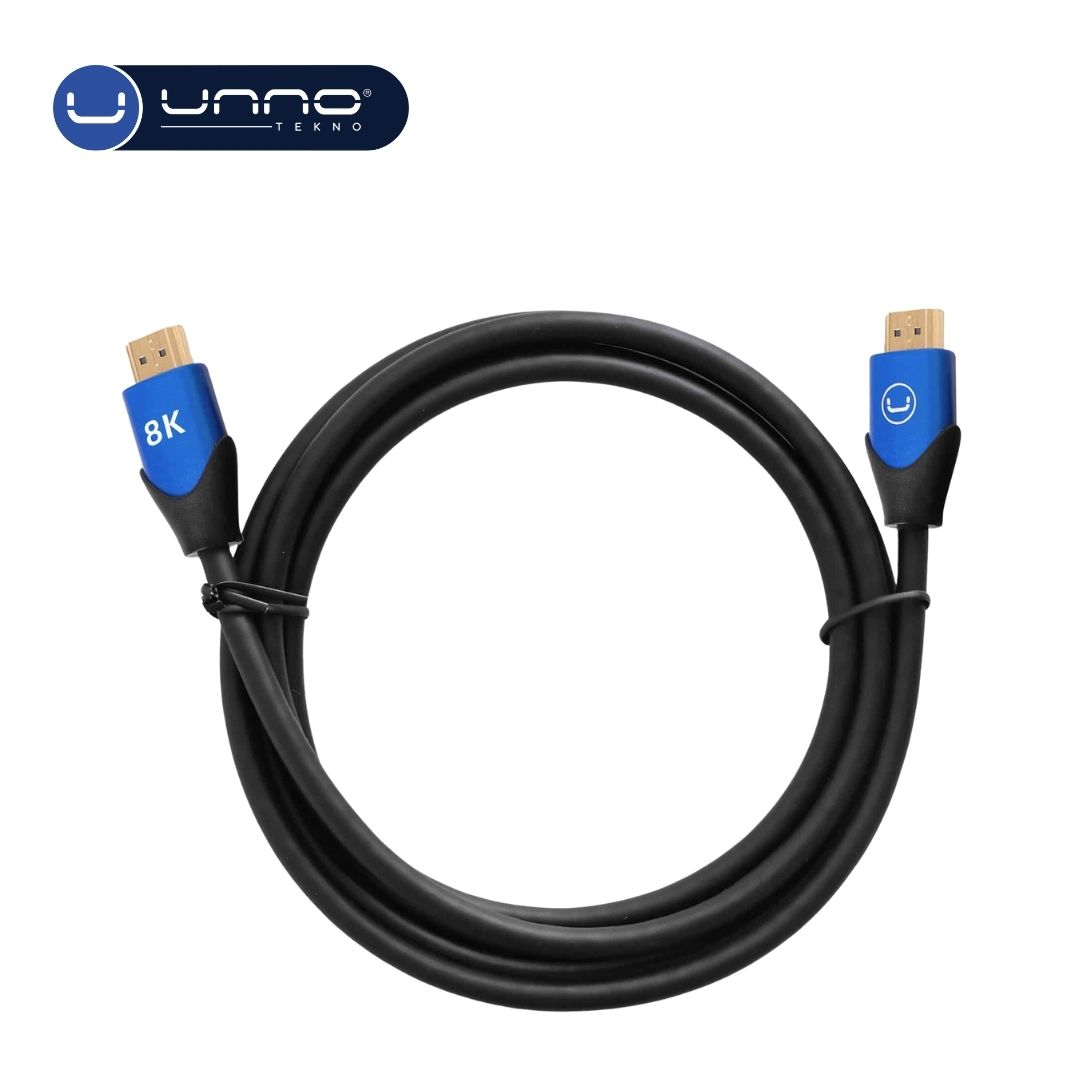 Cable UNNO TEKNO HDMI 8K 1.8m Negro (CB4227BL)