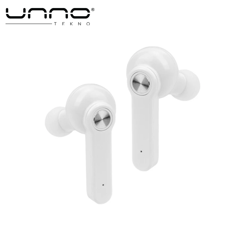 Audifono UNNO TEKNO Vibe TWS Earbuds Blanco 1