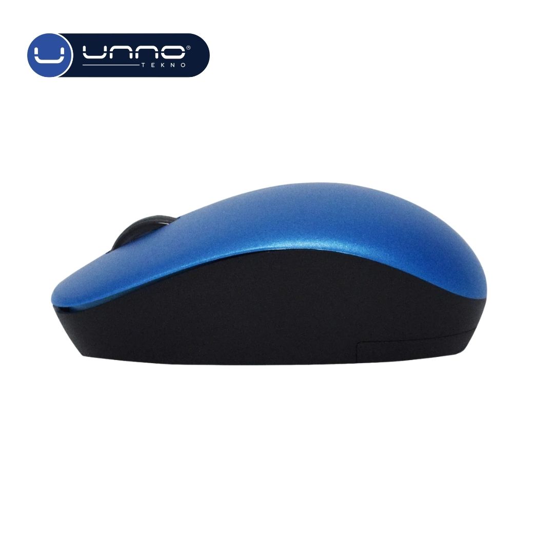 Mouse UNNO TEKNO Curve Inalambrico Azul (MS6526BL)