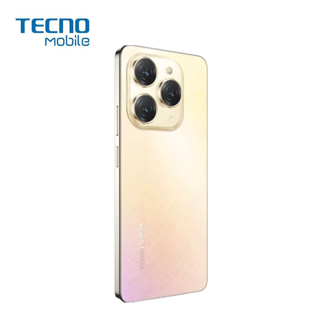 Celular Tecno Spark 20 pro 4G NFC 256GB/8 Liberado Dual Sim Dorado