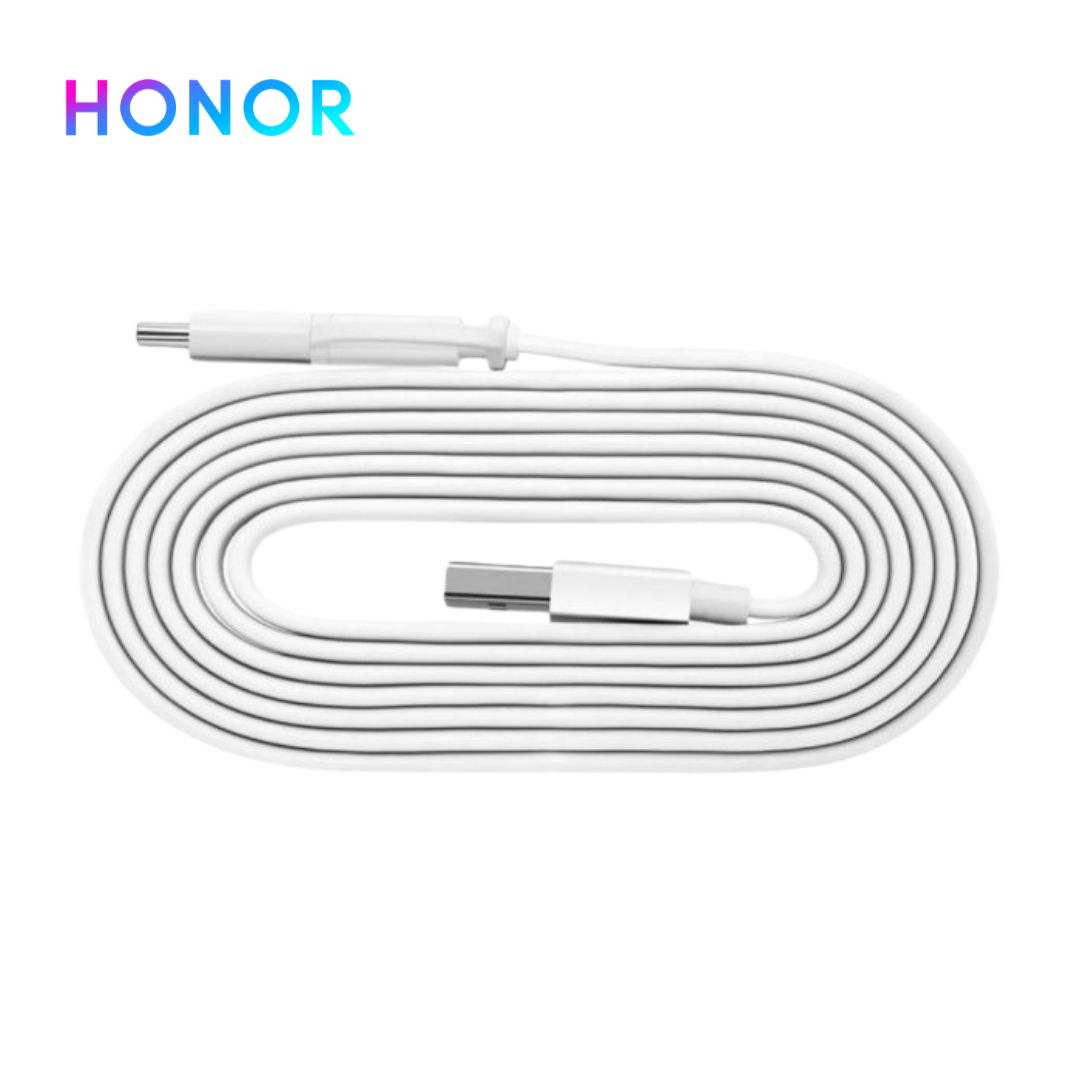 Cable Honor USB 2 en 1 Micro USB y Tipo C Blanco