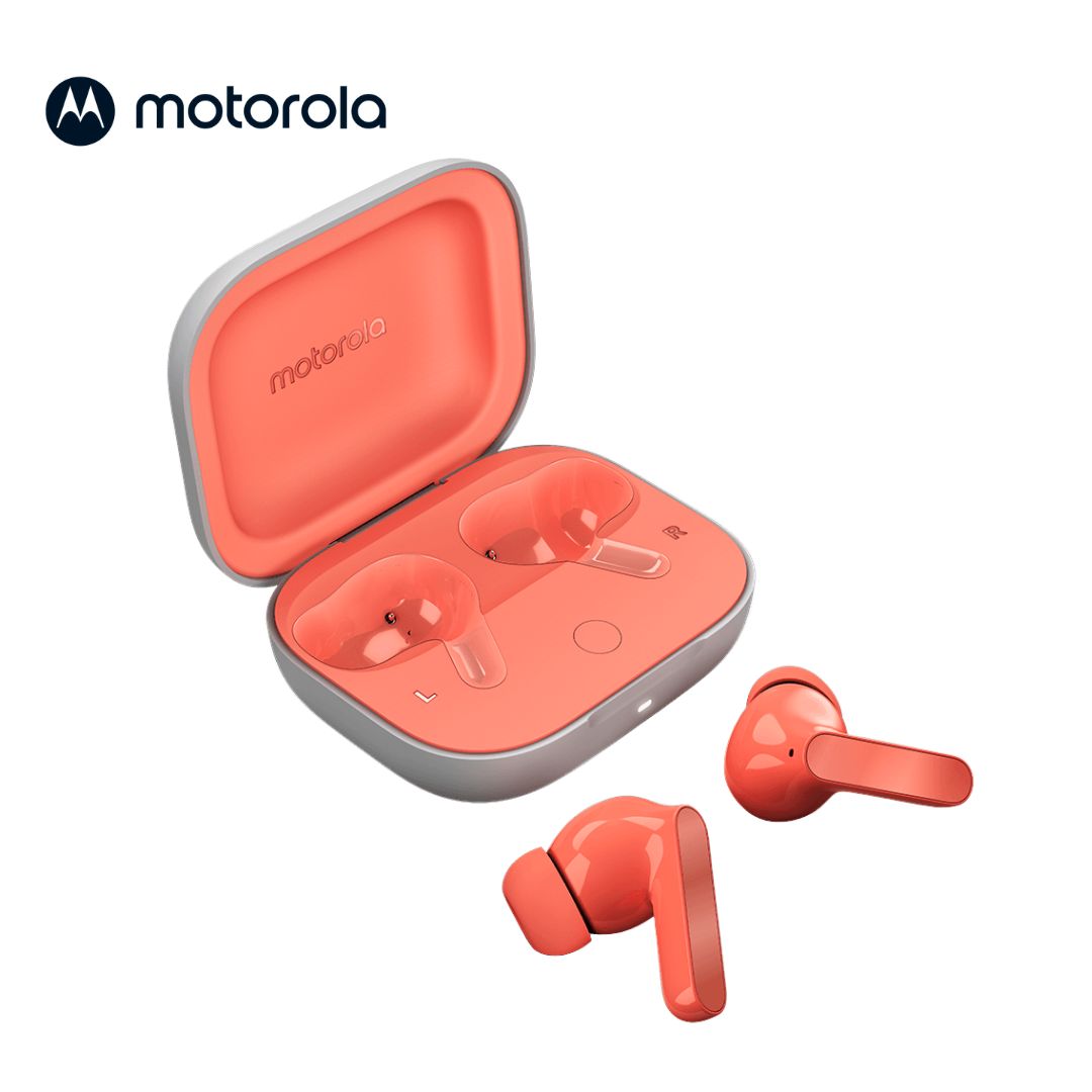 Audifono Motorola Moto Buds IPX4 Durazno