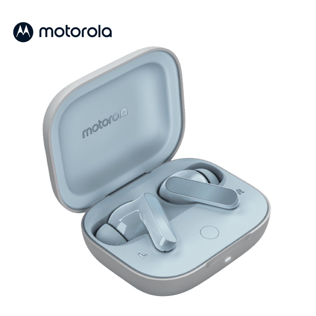 Audifono Motorola Moto Buds IPX4 Celeste