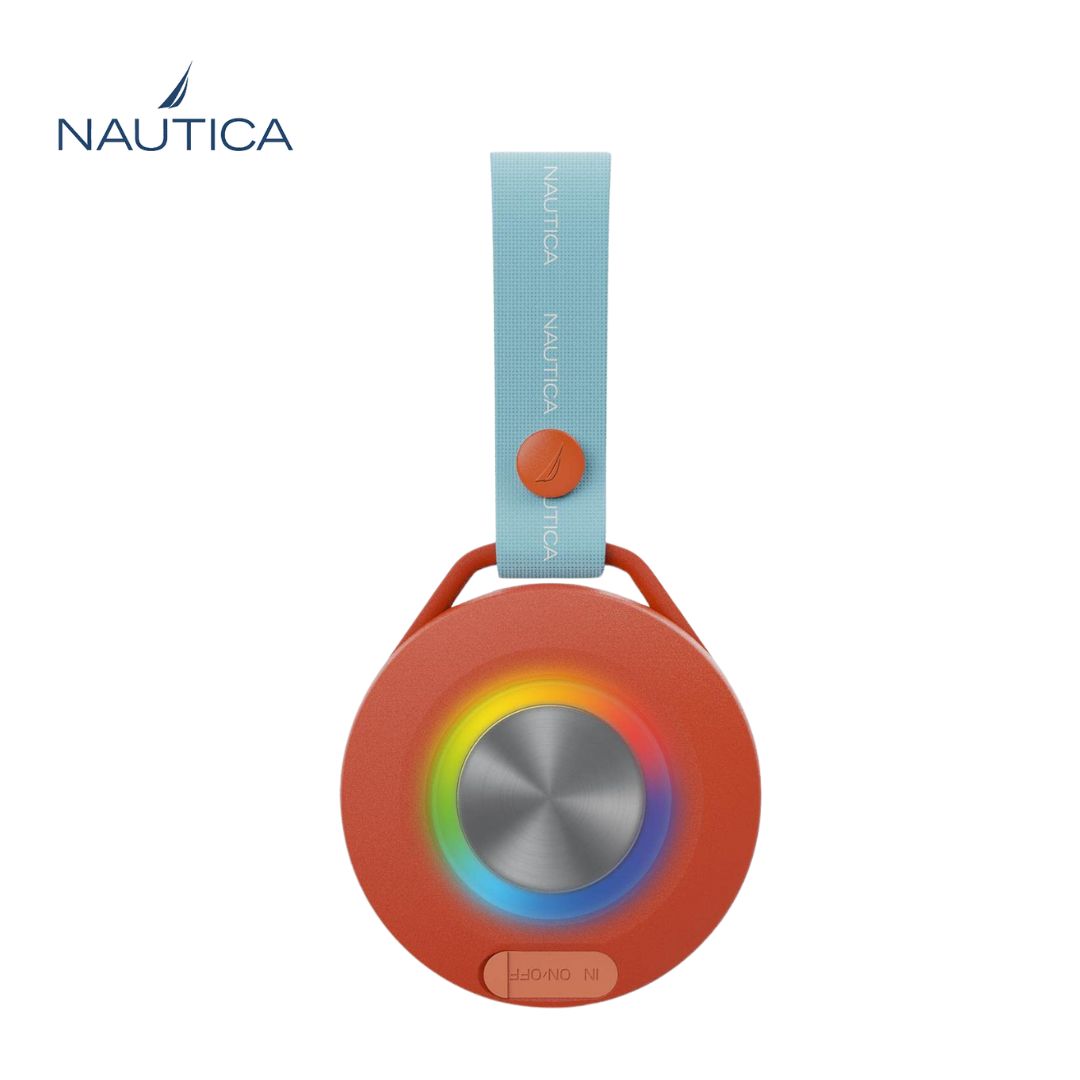 Bocina Nautica Portatil Bluetooth S20 Anaranjado / Azul