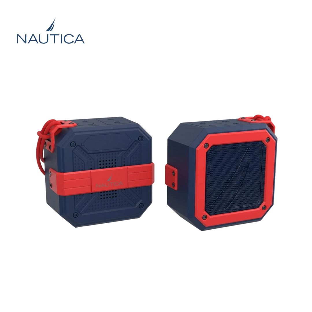 Bocina Nautica Portatil Exterior Bluetooth S100 Azul / Rojo