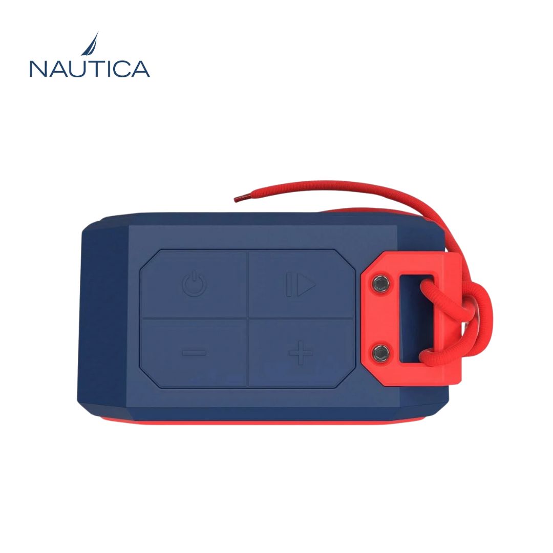 Bocina Nautica Portatil Exterior Bluetooth S100 Azul / Rojo
