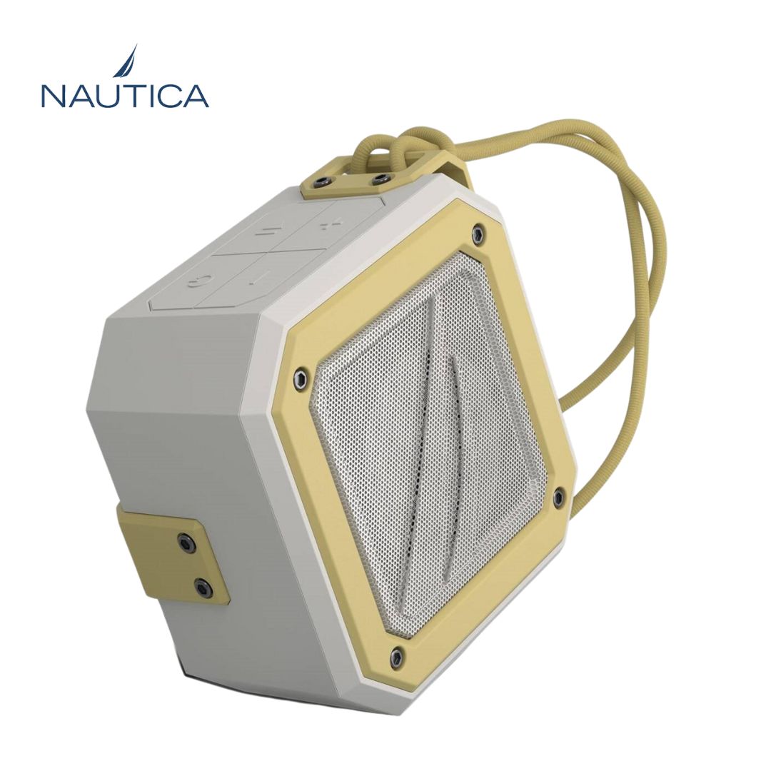 Bocina Nautica Portatil Exterior Bluetooth S100 Gris / Amarillo