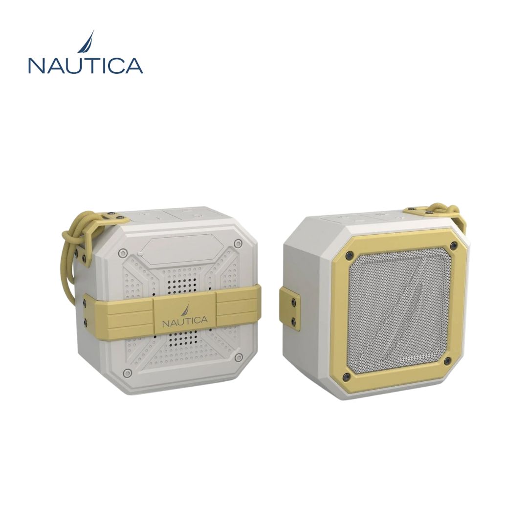 Bocina Nautica Portatil Exterior Bluetooth S100 Gris / Amarillo