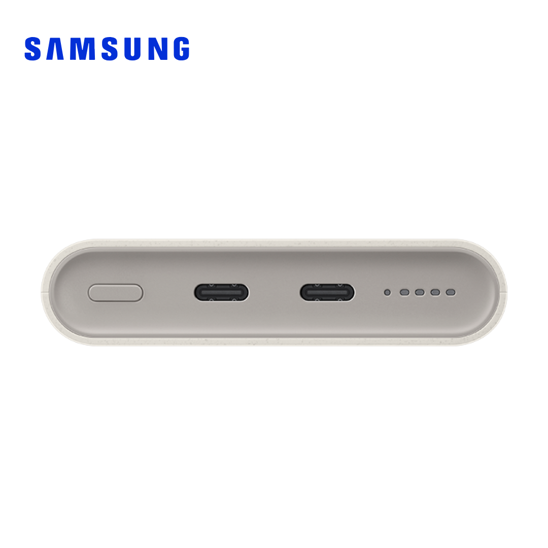 Power Bank Samsung Wireless(EB-U2510) 10000 mAh 25W Fast Charging Dual Port Crema