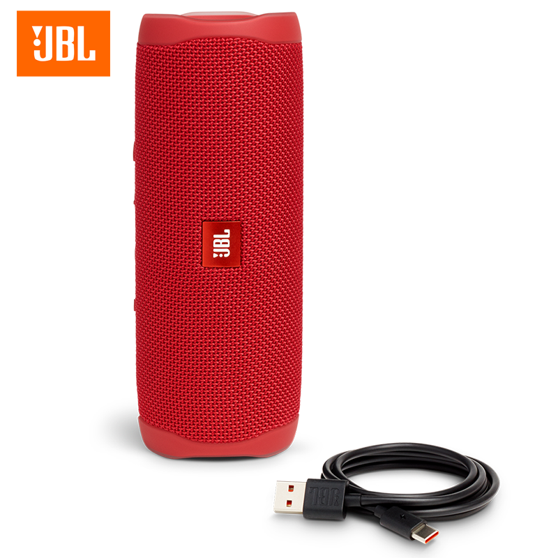 Bocina JBL Flip 5 PartyBoost Bluetooth Rojo 2