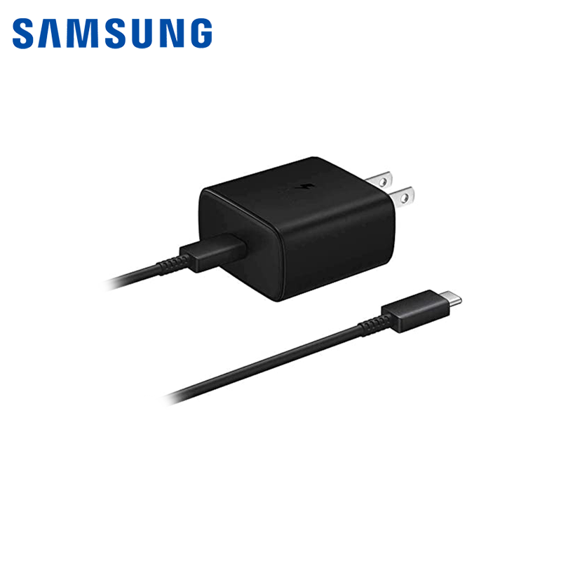 Cargador Samsung Adaptador de viaje USB C a USB C 45W 5A (TA845)