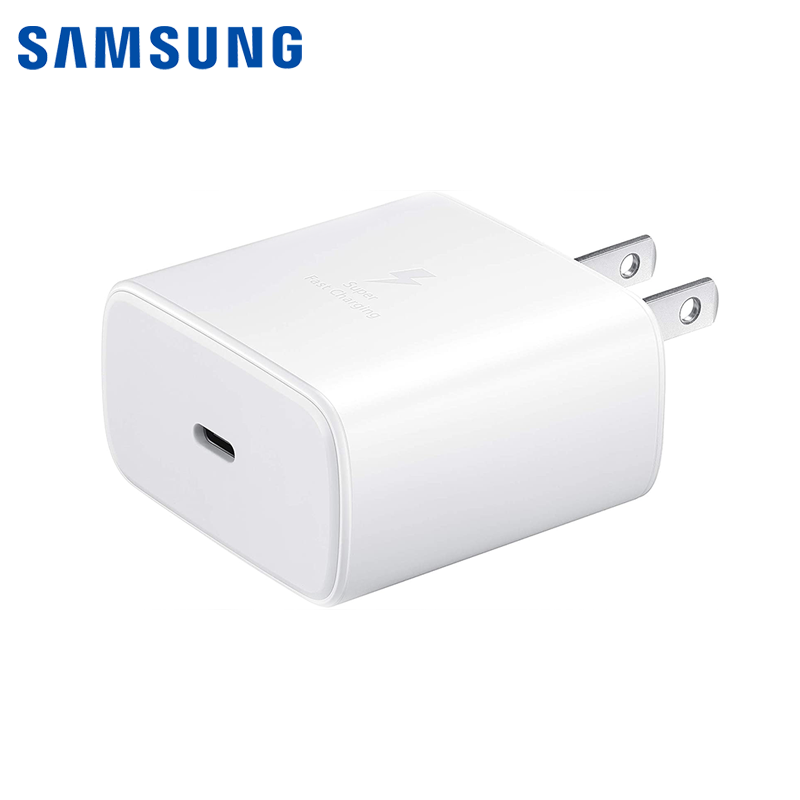 Adaptador Samsung PD USB Tipo C 45W Solo Cubo Blanco
