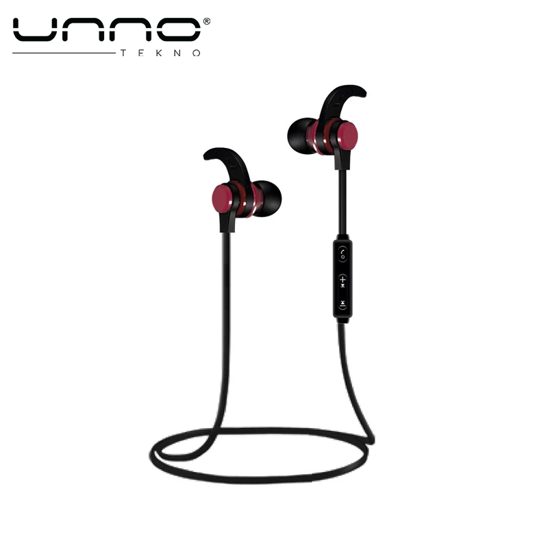 Audifono UNNO TEKNO Airbuds Wireless Rojo 1