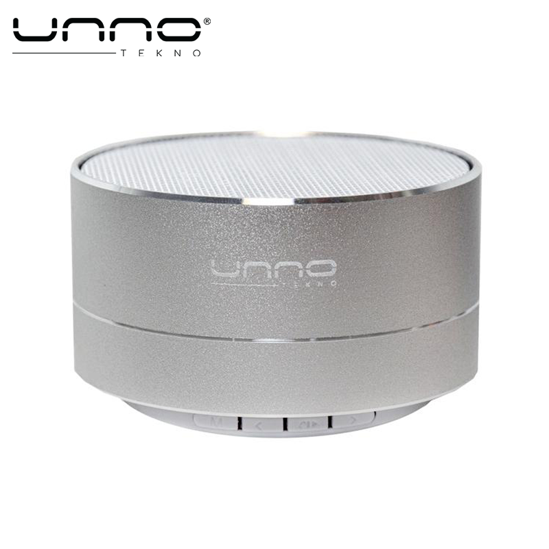 Bocina UNNO TEKNO TEMPO Mini Bluetooth Speaker 3.5 mm Blanco 2