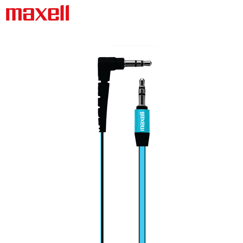 Cable Maxell AUD-500 Plano Cable Stereo 3.5 mm Azul 2