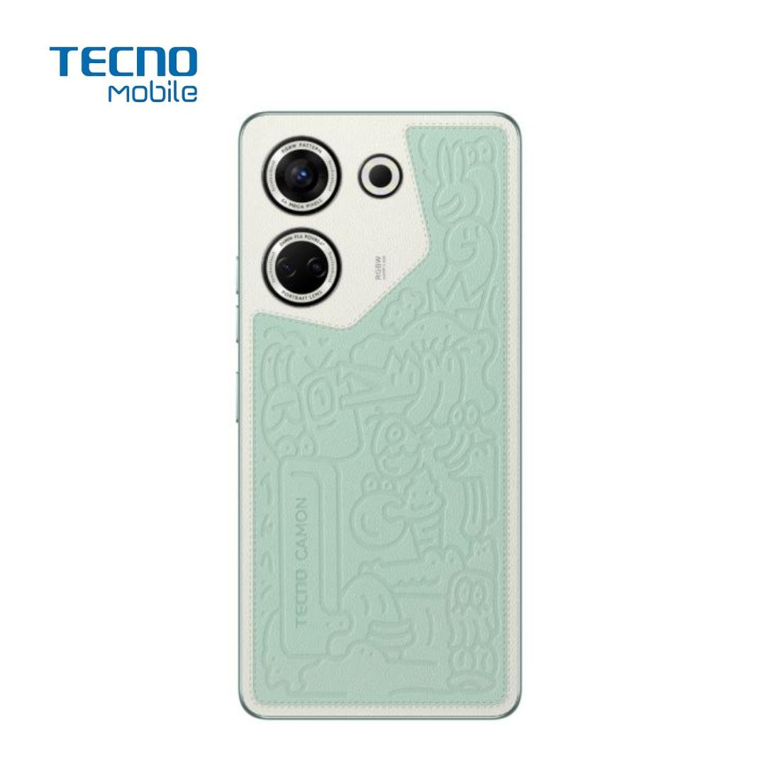 Celular Tecno Camon 20 4G 256GB/8 Liberado Dual Sim Verde Art Edition