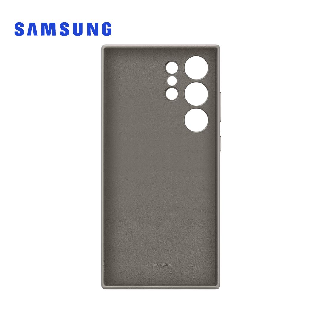 Case Samsung de Cuero Vegano para Galaxy S24 Ultra Cafe (GP-FPS928HCA)