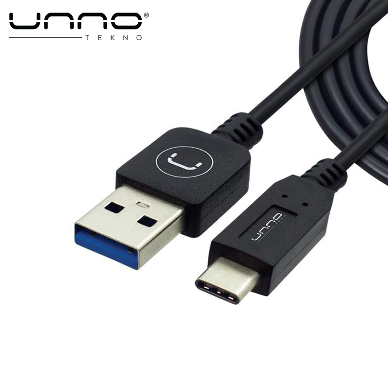 Cable UNNO TEKNO Tipo C USB 1.5 mts Negro 1