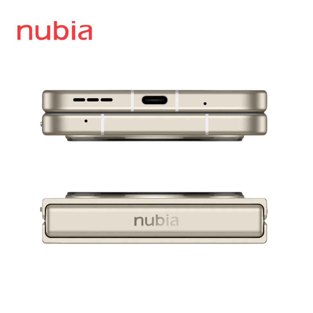 Celular Nubia Flip 256GB/8 Liberado Dual Sim Dorado