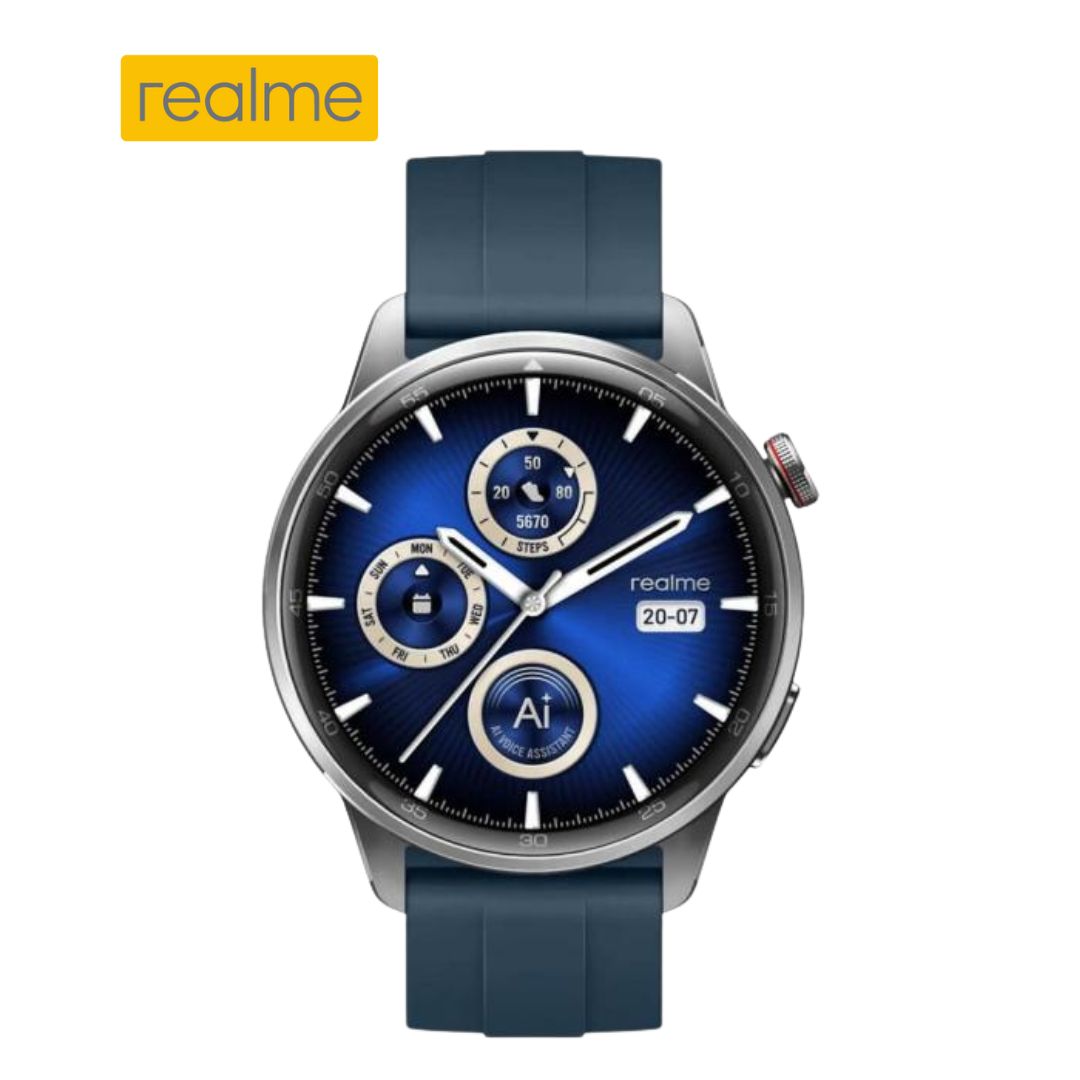 Reloj Realme Watch S2 Plateado/Azul(RMW2401)