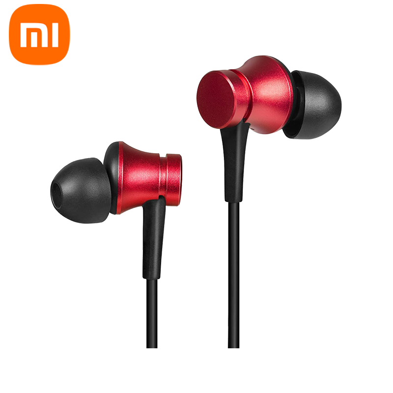 Audifono Xiaomi Mi Earphones Basic con microfono Ultra-Deep Bass Rojo