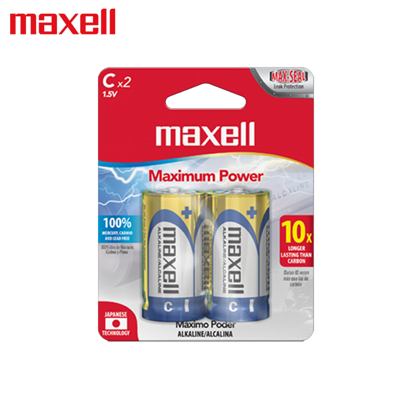 Bateria Maxell C Alkalina par