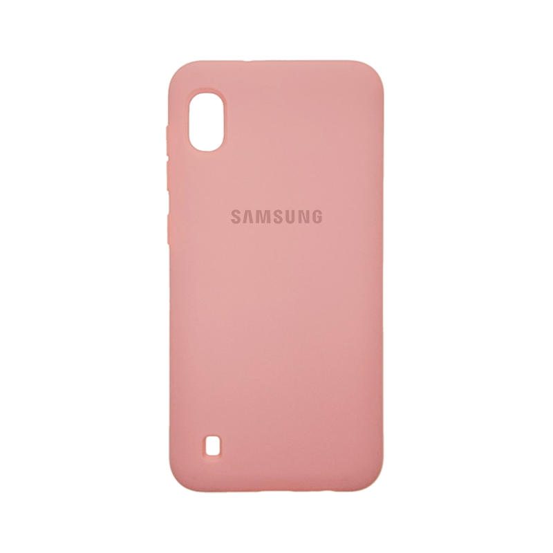 Protector Samsung A10 De hule Rosado