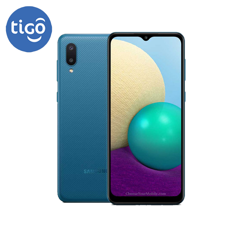Celular Samsung Galaxy A02 64GB/3 Tigo  Dual Sim Azul