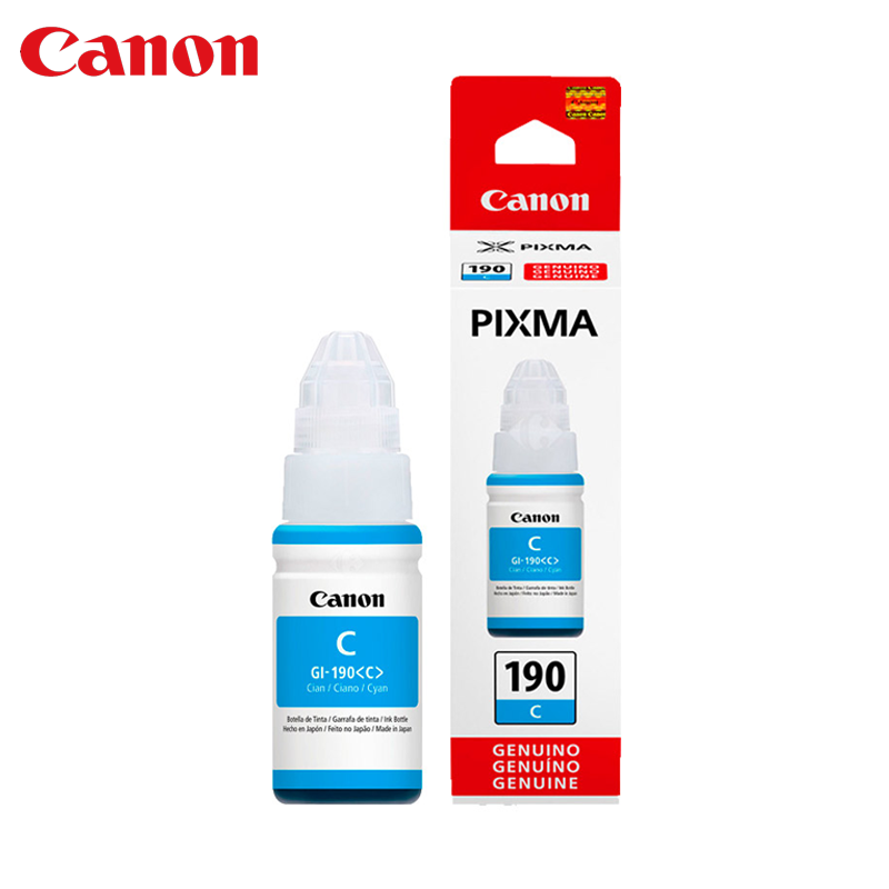 Tinta Canon GI-190 70ml Cian