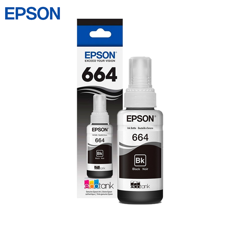 Tinta Epson T664 70 ml Original  Negro