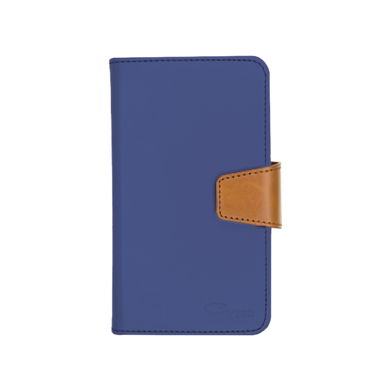 Protector estilo Libreta Universal Cuzzo Estuche Azul