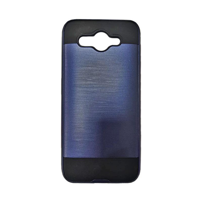 Protector de hule Y5 Lite 2017 Doble Azul