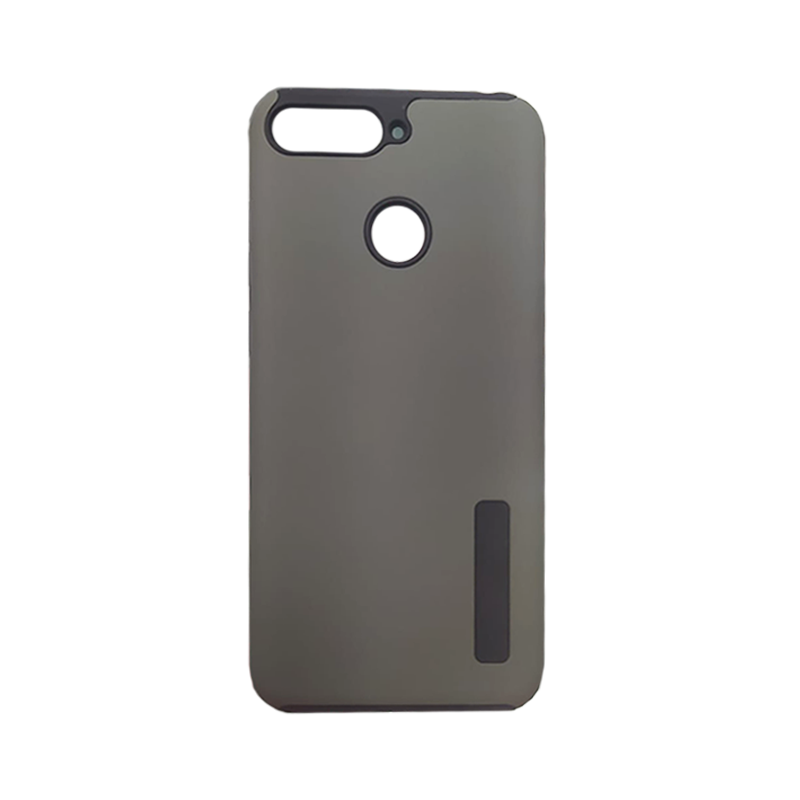 Protector de hule doble Y6 2018 Negro
