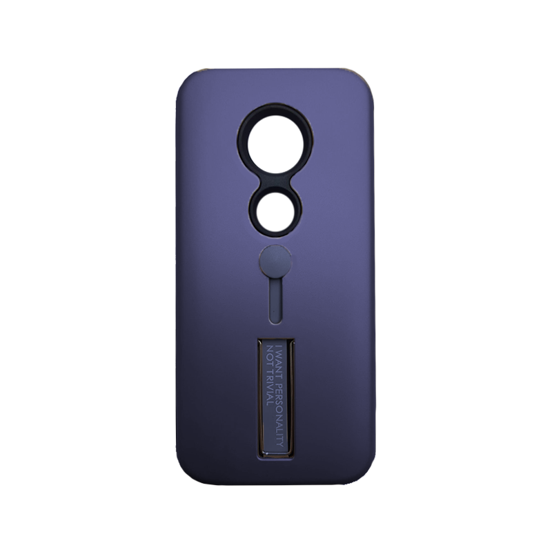 Protector Nexus de hule con boton Moto E5 Play Azul