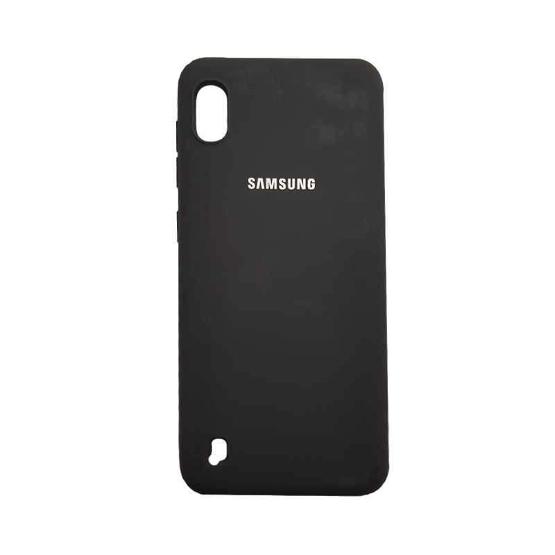 Protector de hule Samsung A10 Negro