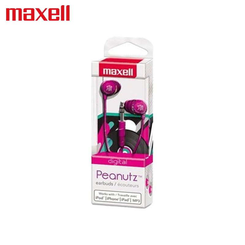Audifono Maxell Peanutz Rosado