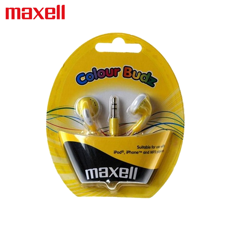 Audifono Maxell Colour Budz Amarillo