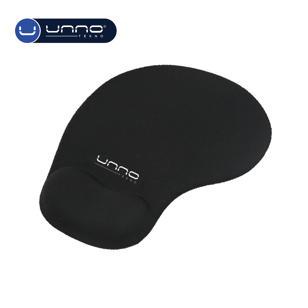 Alfombrilla UNNO TEKNO para Mouse de Gel Ergonomica (MP6001BK)