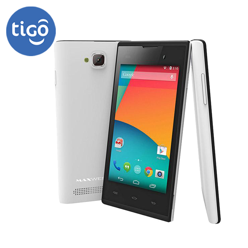 Celular MaxWest Astro 4P  Tigo un Sim Blanco