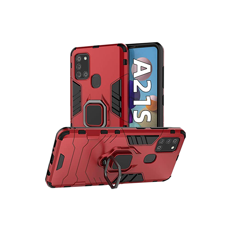 Protector New Case con Anillo A21s Rojo