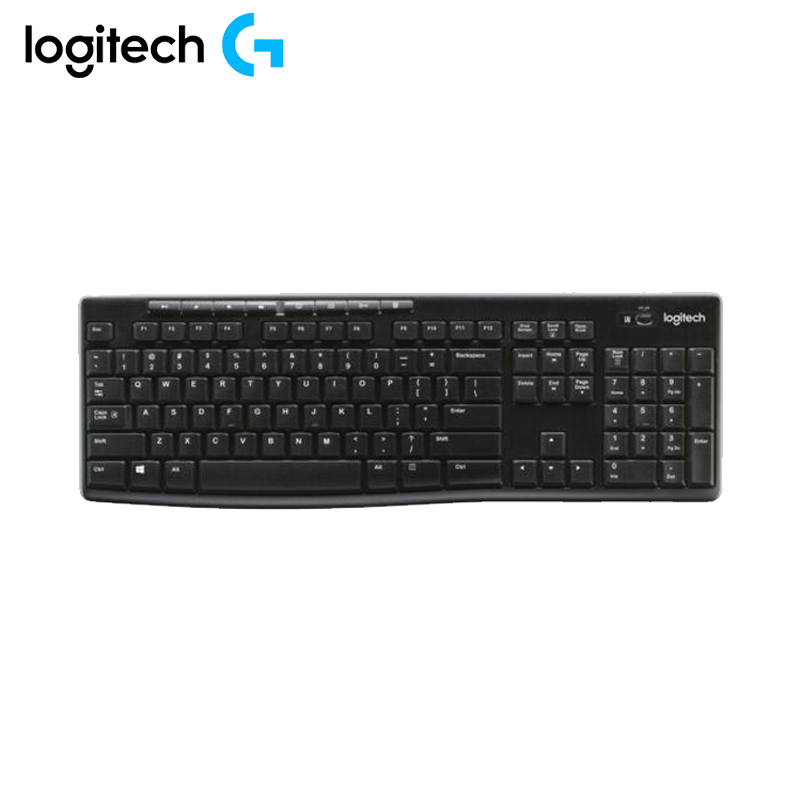 Teclado Logitech Inalambrico USB Español K270 Negro