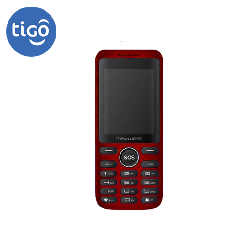 Celular MaxWest Neo 7  Tigo un Sim Rojo