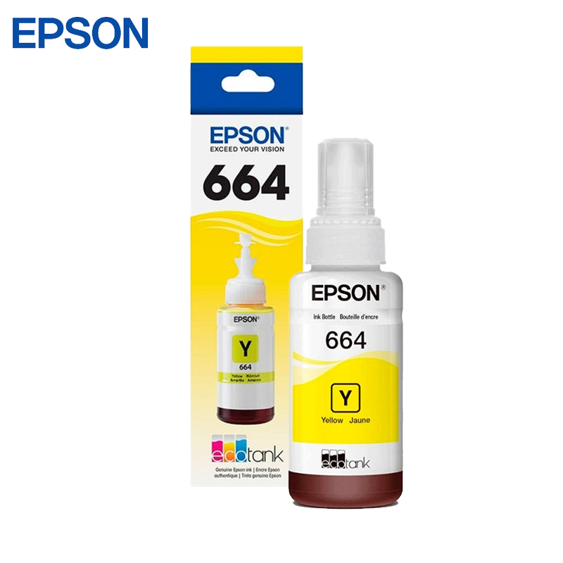 Tinta Epson T664 100 ml Generico Amarillo