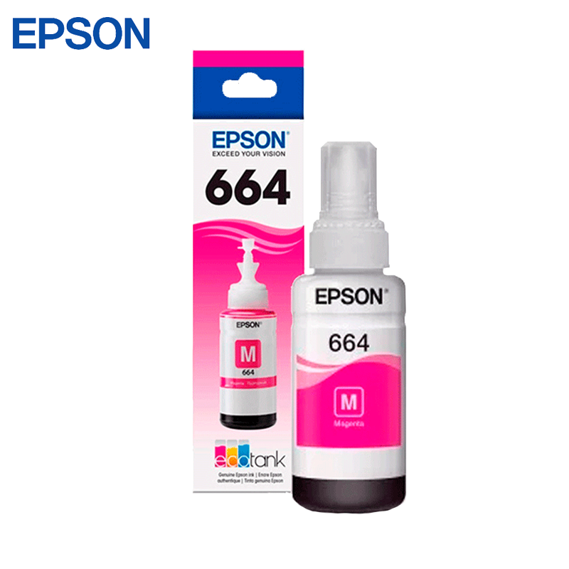 Tinta Epson T664 100 ml Generico Magenta