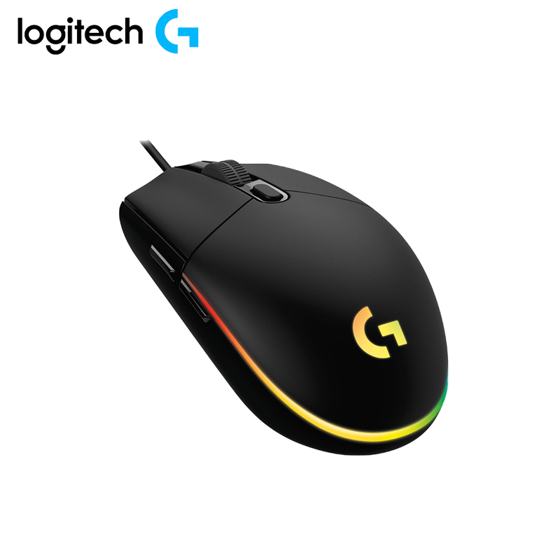 Mouse Logitech Gaming G203 Lightsync 8000dpi Negro 910-005790